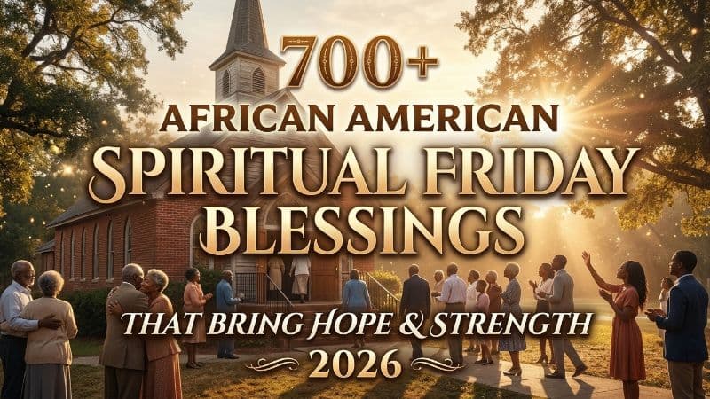 700+ African American Spiritual Friday Blessings That Bring Hope, Strength 2026